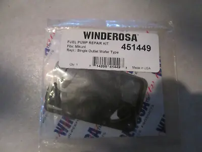 Winderosa Fuel Pump Repair Kit Fits Mikuni Single 451449 • $8.90