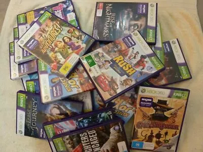 Various Xbox 360 Kinect Games  • $7