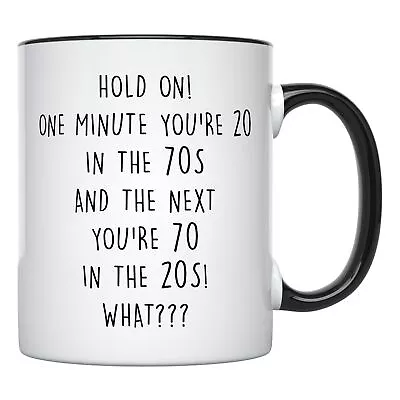 70th Birthday Coffee Mug 11 Oz Happy 70th Birthday Gifts For Women And Men... • $20.06