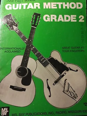 Mel Bay Modern Guitar Method Grade 2 1973 K3 • $6.25