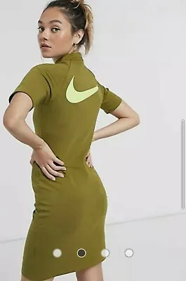 £45 • Buy Nike Swoosh Sportswear Dress 1/4 Zip Size S