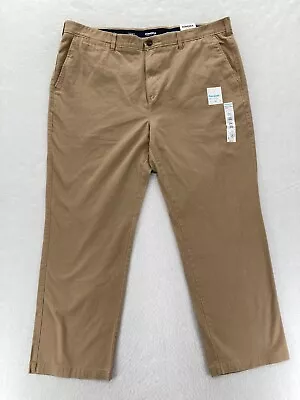 Sonoma Flexwear Pants Mens 42x30 Brown Stretch Fabric Waistband Straight Leg NWT • $21.99