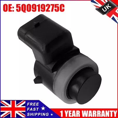 Parking Sensor Black 5Q0919275C For Audi A3 A4 Seat Leon Skoda VW Golf Touran UK • £9.39