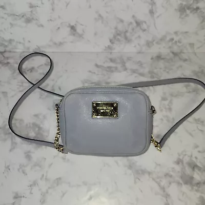 Michael Kors Small Crossbody Bag With Gold Chain Strap Baby Blue • $24.99