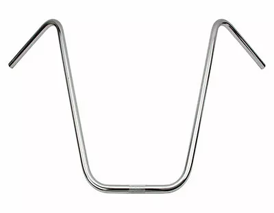 $49.99 • Buy Bicycle Chrome V Apehanger Handlebar 22  Beach Cruiser Lowrider Chopper Mtb Bmx 