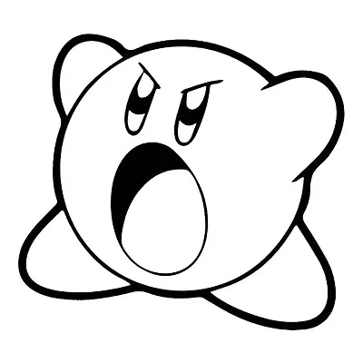 Decal Vinyl Truck Car Sticker - Video Game Kirby V2 • $4