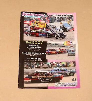 2014 Taunton Brisca F2 Stock Cars Saloons & ORCi Ministox Programme 2 August • £1.35