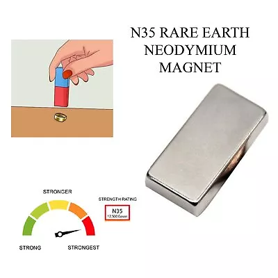 JSP Rare Earth Magnet Neodymium N35 Precious Metals Gold Silver Jewelry Testing • $9.47