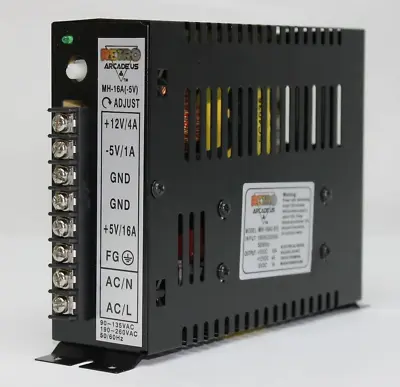 Retroarcade.Us 16A Arcade Switching Power Supply 133 Watt 110-220V For Video G • $43.60