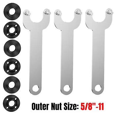 5/8 -11 Flange Lock Nut / Angle Wrench Spanner For Makita For Milwaukee Grinder • $7.65