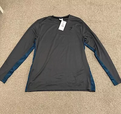 Brand New Men’s Gymshark Sport Long Sleeve Top Size XL With Tags And Packaging • £12.99