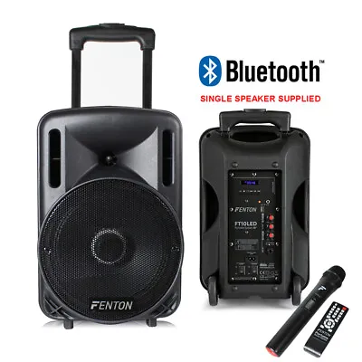 £135 • Buy Portable PA System Active Speaker Battery Powered Bluetooth & UHF Microphone 10 