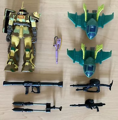 Gundam MSIA: MS-06J Zaku II Jungle Camo With Dopp Fighter Escorts Set • $80