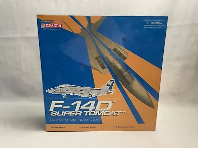 Dragon Model - 50214 - F-14D Tomcat USN VF-213 Black Lions - Diecast - 1:72  • $124.95