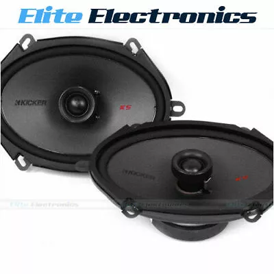 Kicker 44ksc6804 Ks Series 75w Rms 6x8  2-way Coaxial Car Speakers • $159.85