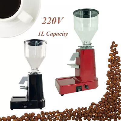 2500RPM Electric Home Commercial 1L Coffee Bean Grinder Grind Burr Mill Espresso • $351.89