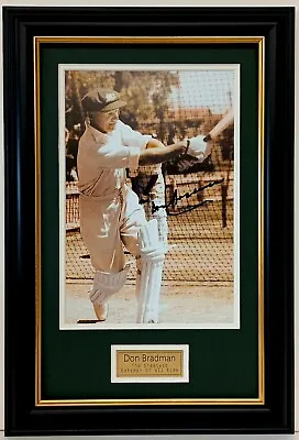 $69.99 • Buy Sir Don Bradman Signed Framed Cricket Australia Memorabilia
