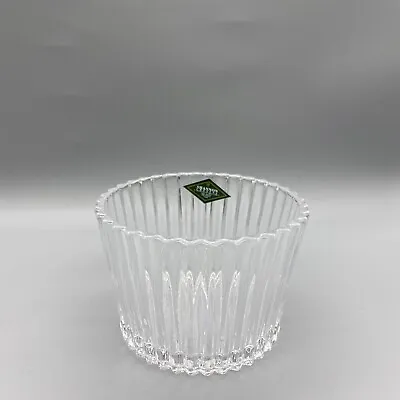 Shannon Crystal Designs Of Ireland Round Ribbed Lead Crystal Bowl • $9.99