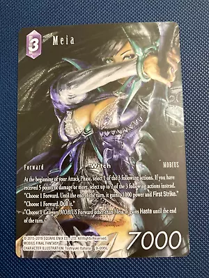 Final Fantasy TCG Meia 9-095L Full Art Foil Opus IX Chase Card NM FFTCG (MOBIUS) • $150