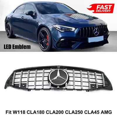 GTR Front Grille Grill For Mercedes C118 W118 CLA250 CLA180 CLA200 CLA 2020-2024 • $94.99