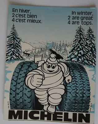 MICHELIN Winter TRX XM 1981 Dealer Brochure - English - Canada - ST501000418 • $10.85