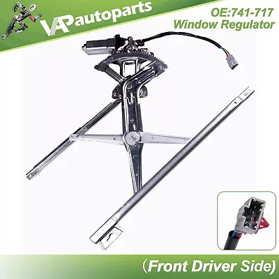 For 1990-1993 Honda Accord 4 Door Power Window Regulator Front Left With Motor • $37.99