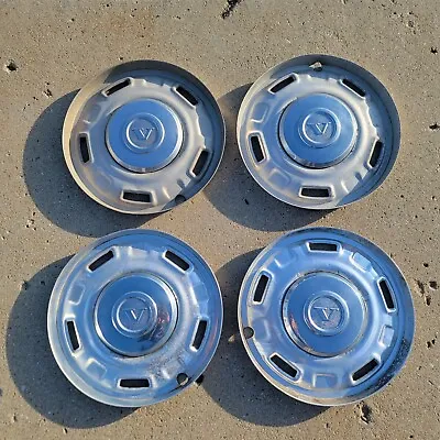 1975 Volvo 240 Complete Hubcap Set Rare 2 Piece Hub Cap 242 244 245 Hubcaps DL • $400