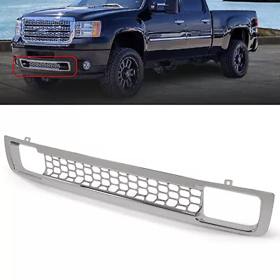 $49.80 • Buy Front Bumper Lower Grille Chrome For 2011-2014 GMC Sierra 2500HD 3500 HD Denali