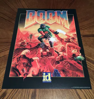 DOOM Video Game 24x18 Wall Poster Retro Computer Gaming 1993 Pc Fps  • $14.99