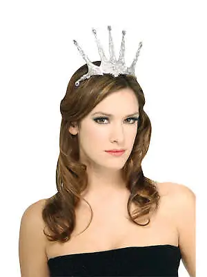 Silver Snow Queen Tiara Headband - Costume Accessory Fancy Dress Up Princess • £3.99