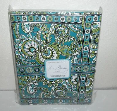 Vera Bradley NEW Folio Peacock Print 50 Paper Sheet Note Pad Accordion File Book • $29.99