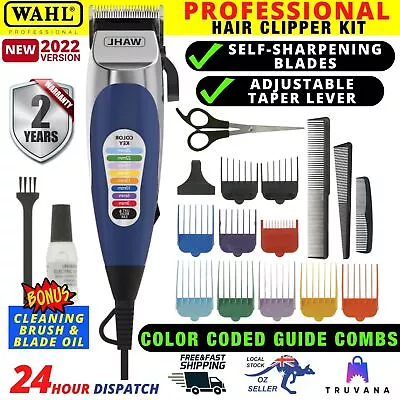 Wahl Professional Hair Clippers Kit Corded Trimmer Complete Cut Electric Shaver • $66.94