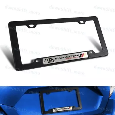 1 Pc For MazdaSpeed Motor Sports Car Trunk Emblem W/ ABS License Plate Tag Frame • $7.83