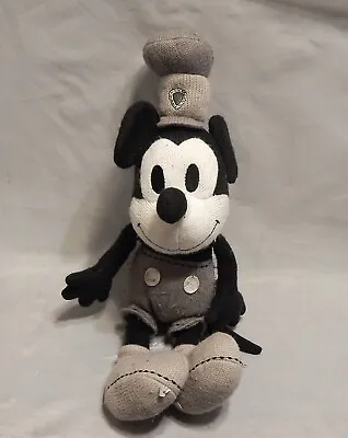 Disney Baby Hallmark Steamboat Willie Mickey Mouse Plush With Rattle • $13