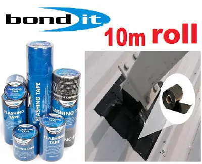 BOND IT FLASHING TAPE 10m  Lead Coloured Self-Adhesive Bitumen Roofing 100-600mm • £28.99