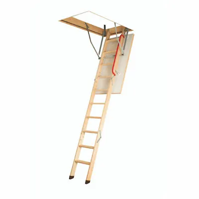 2in1 Loft Ladder Fakro LWK Komfort & Insulated Loft Hatch 55x111cm Or 60x120cm • £205