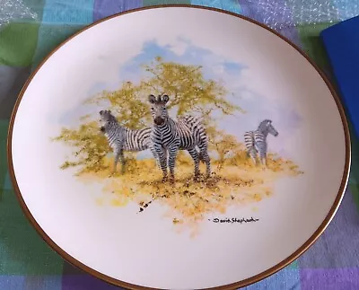 Wedgwood David Shepherd Zebra Plate 27cm • £10