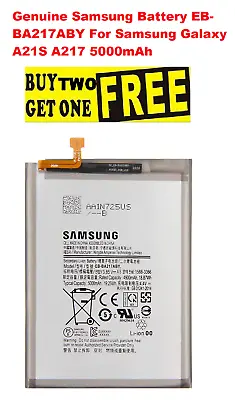 Fits Genuine Samsung Battery EB-BA217ABY For Samsung Galaxy A21S A217 5000mAh • $4.10