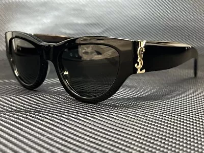 NEW Saint Laurent SL M94-001 Black/Gray Cat-Eye Women Sunglasses • $46