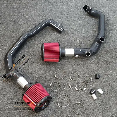 1.75'' TD03 Twin Turbo Inlet Pipe+Air Intake Filter For BMW N54 135i 335i 3.0L • $281.99