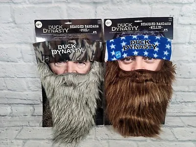 Duck Dynasty Bearded Bandana Phil & Willie Costume Prop One Size Fits Most New • $11.95