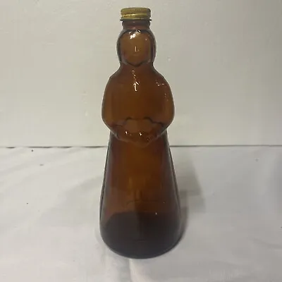 Mrs.Butterworth Vintage Brown Glass Without Lid Pancake Syrup Bottle 10 Inch • $15