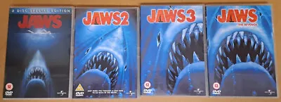 DVD - JAWS  12 3 & The Revenge - DVD R2 PAL - [Roy Scheider Michael Caine] • £8