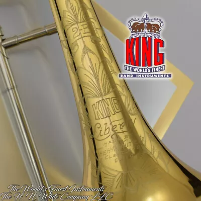 1949 Vintage King H. N. White 2B Liberty Trombone Player Wow • $1999