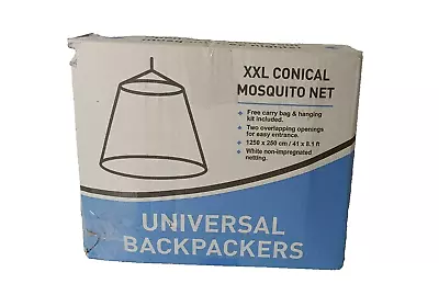 Universal Backpackers Mosquito Net For Single To King-Sized Beds XXL • $12.99