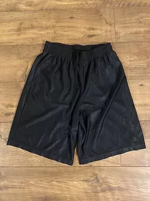 Mens Vintage Starter Athletic Basketball Drawstring Shorts Small 28-30 Black • $14.95