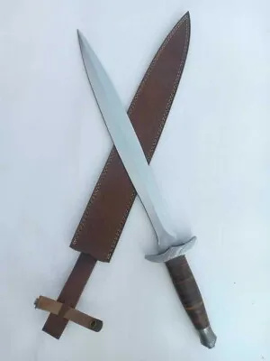 Custom Handmade D2 Tool Steel Dagger Sword Roman Gladius Sword Viking Sword • $116