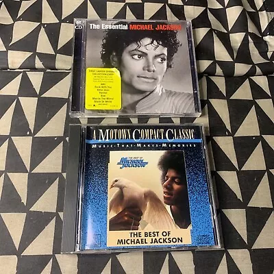 Michael Jackson - The Best Of Michael Jackson CD 1987 MOTOWN & Essential Cd Lot • $8.50