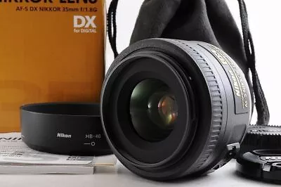 【ALMOST UNUSED IN BOX】NIKON AF-S DX NIKKOR 35mm F1.8 G Wide Angle Lens JAPAN • $249.70