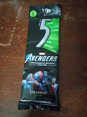 Wrigley's 5 Spearmint Rain 2020 Avengers Gum 3 Pk • $7.95